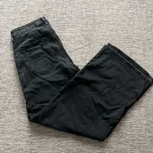 American Eagle Black Baggy Jeans